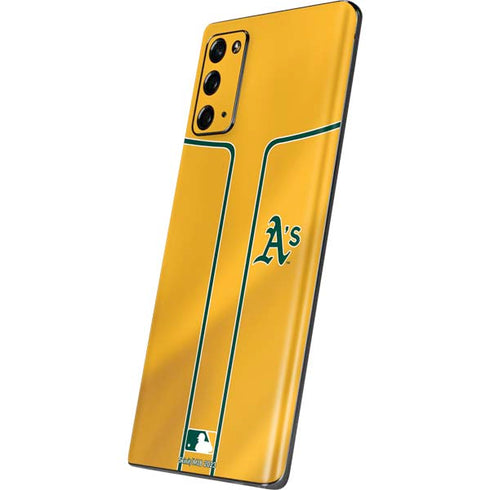 MLB Oakland Athletics Alternate Jersey Galaxy Note20 5G Skin